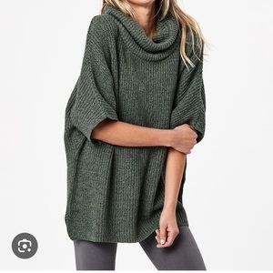 PACT purple sweater, One Size